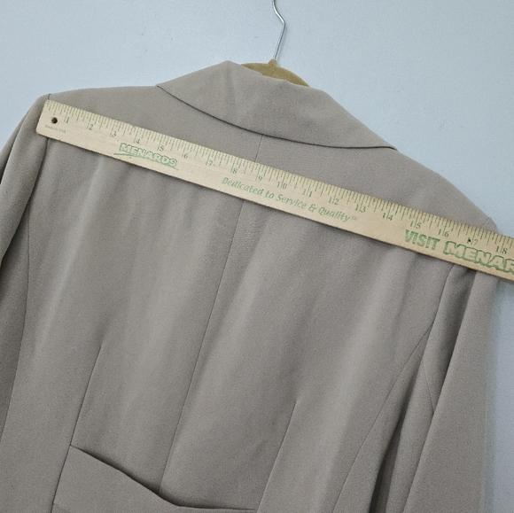 Classic Elements Women's Coat Size Large Beige Soft Jacket - Picture 12 of 13
